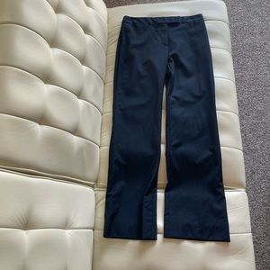 Alexander McQueen blue wool mohair dress pants